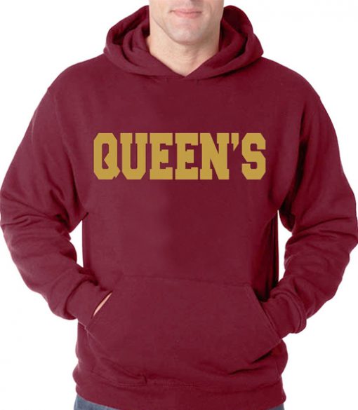queens maroon color Hoodies