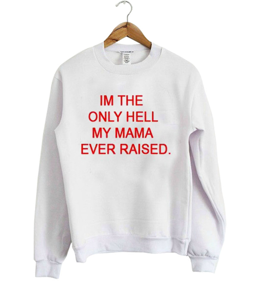 the only hell my momma ever raised shirt