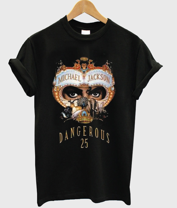 Michael jackson dangerous tour shirt Clearance