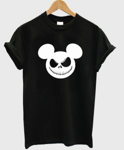 Nightmare Before Christmas Jack Skeleton Mickey Halloween T-shirt