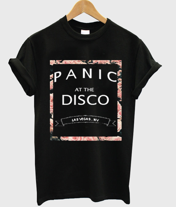 panic at the disco women's t shirt