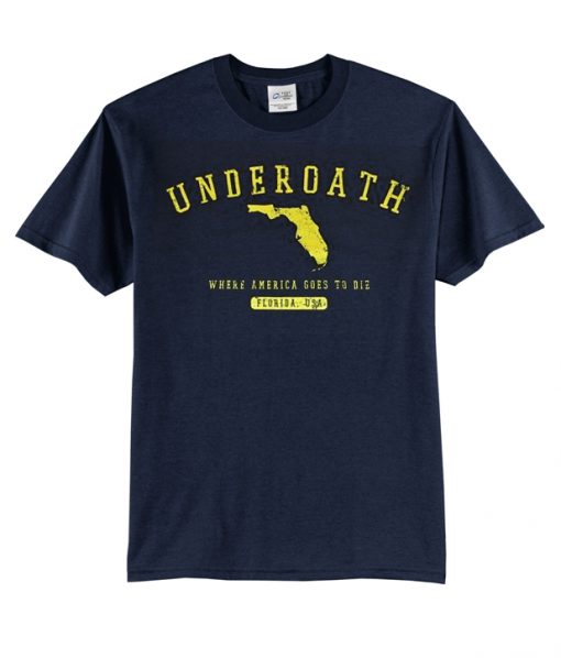 Underoath where america goes to die T-shirt