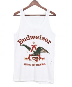 budweiser king of beers tank top