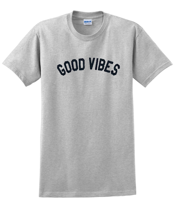 good vibes t shirt dress