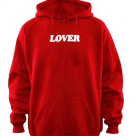 lover loser puff print hoodie sweatshirt