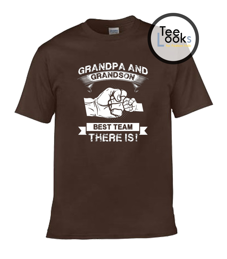 Grandpa and Grandson T-Shirt- teelooks for fashion holic