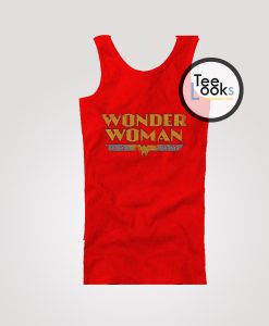 Wonder Woman Font Tanktop