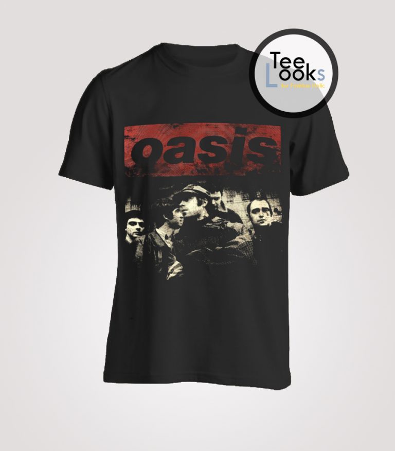 oasis slogan t shirt