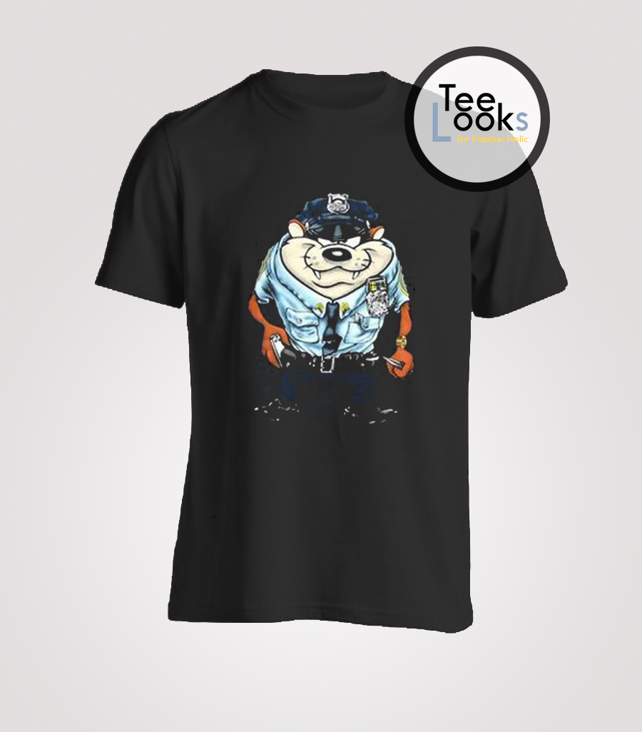 Tasmanian Devil Police T-shirt