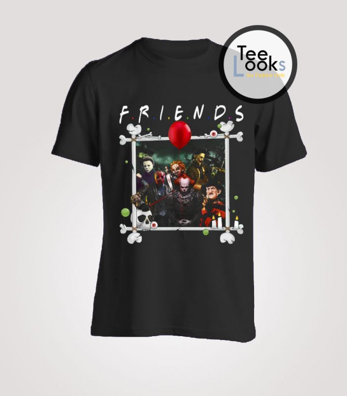 friends shirt with pennywise