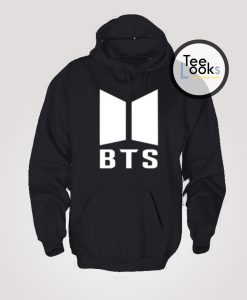 BTS White Logo Hoodie