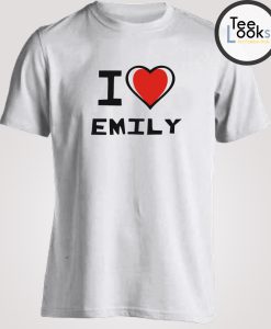 I Love Emily Cute T-shirt