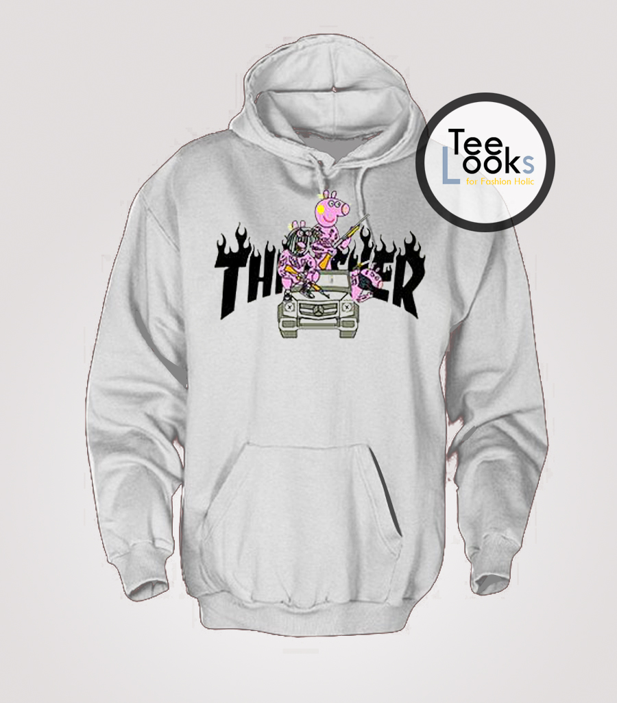 peppa pig thrasher hoodie