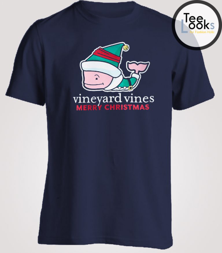 Vineyard Vine Merry Christmas Tshirt teelooks for fashion holic