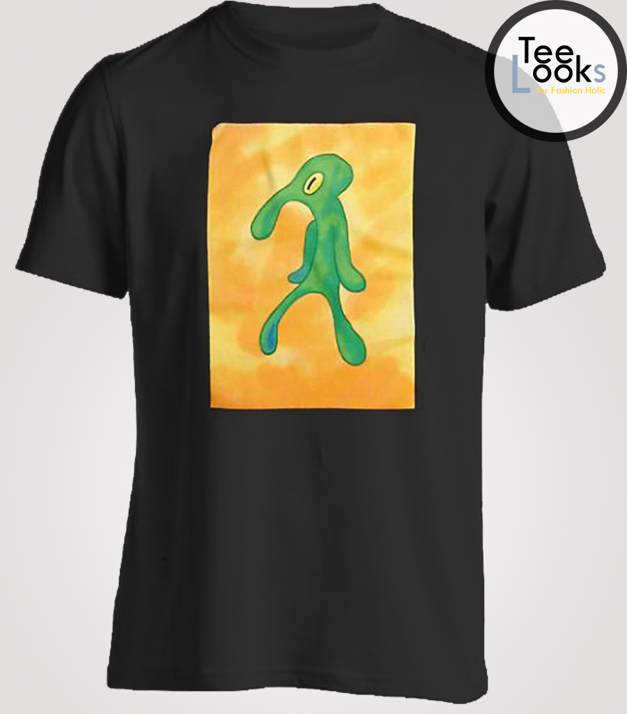 squidward art shirt