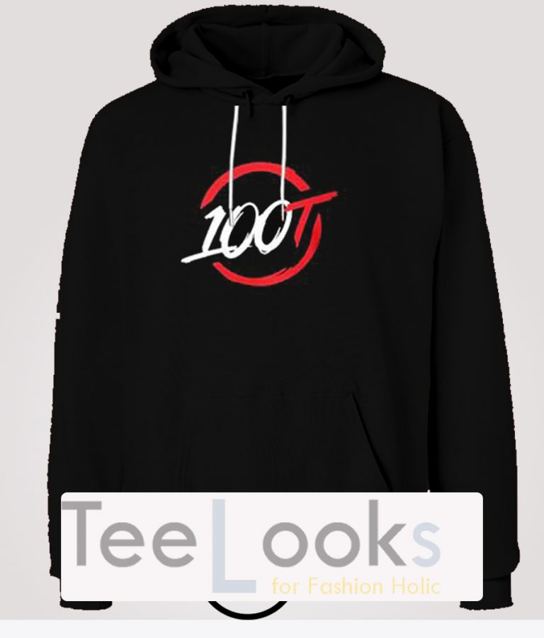 red 100 thieves hoodie