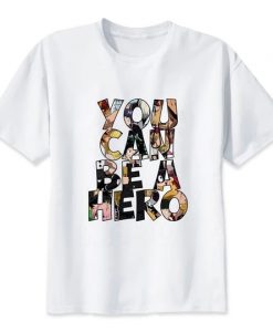 New Arrival My Hero Academia T Shirts Man Short Sleeve Clothing Boku No Hero Academia Funny Cartoon Print T-shirt AD