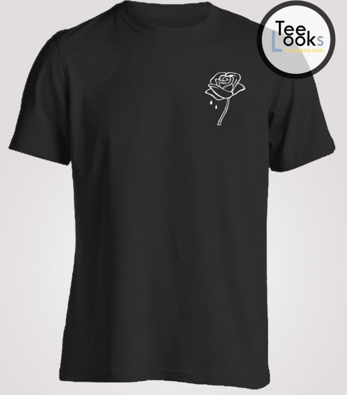 rose pocket t shirt
