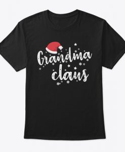 Santa Grandma Clause Family Christmas T-Shirt TM