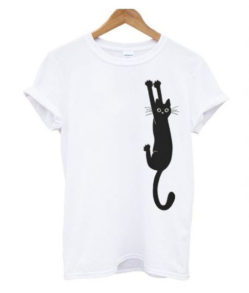 Hanging Cat T-Shirt RE23