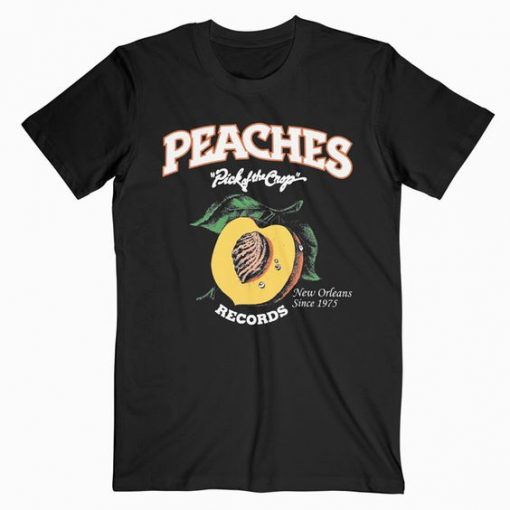 t shirt with peaches