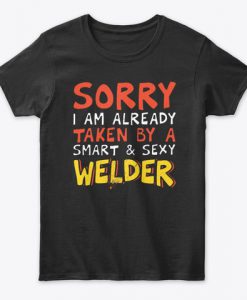 Valentine's Day Welder's Wife Gift Women's T-Shirt IGS