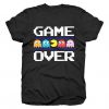 Pac-Man Game Over Black T-Shirt ZX03