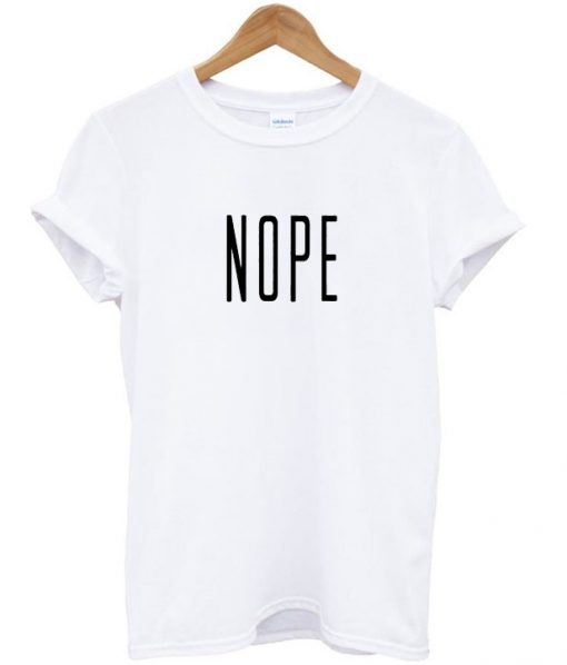 nope t shirt mens