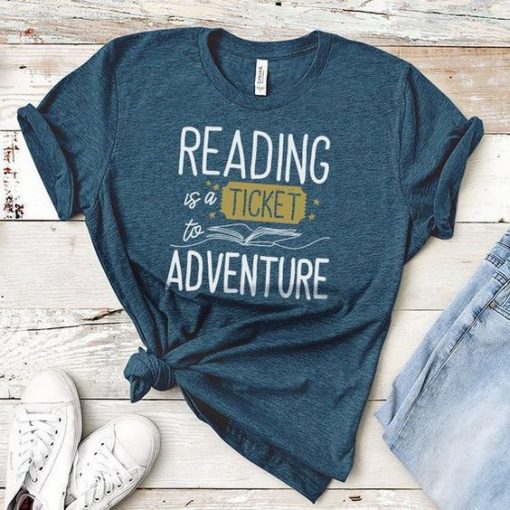 Book Reading T-shirt ZX03