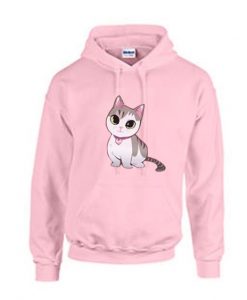 cute cat pink hoodie ADR