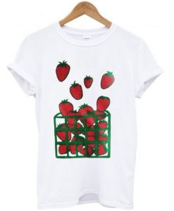 strawberry box t shirt ZX03