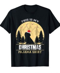 This is my Christmas Pajama shirt Shih Tzu Dog Tshirt Men's T-Shirt RE23