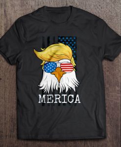 Merica Eagle Trump T-shirt RE23