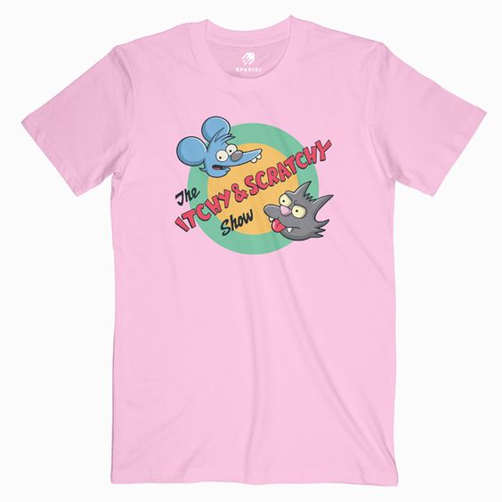 ITCHY AND SCRATCHY SHOW TSHIRT RE23