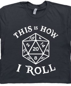 20 SIDED DICE T-SHIRT DX23