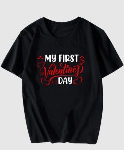 My First Valentines Day T Shirt AL